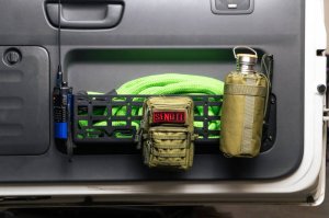 Lexus GX 470 Molle Door Pocket - DV8 Offroad - Cargo Net Replacement - Black - `03-`09 Lexus GX 470 Molle Door Pocket - DV8 Offroad - Cargo Net Replacement - Black - `03-`09